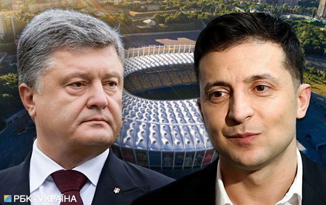 Порошенко и Зеленский подписали договор с "Олимпийским"