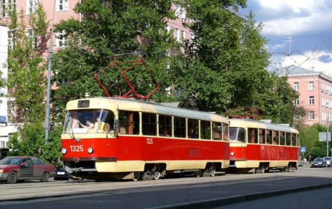 Київський трамвай зійшов з рейок третій раз за тиждень