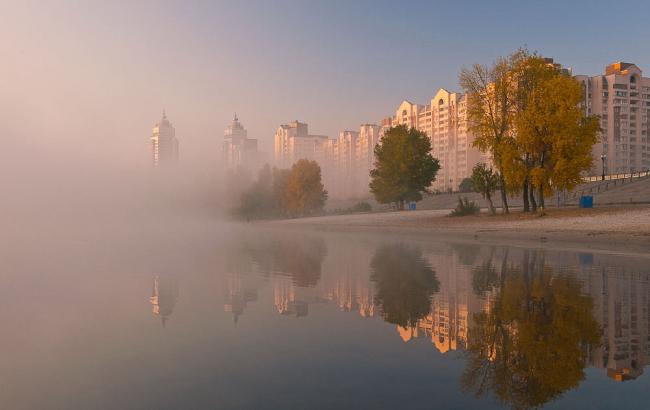 ДАІ попереджає київських водіїв про туман в ранковий та нічний час