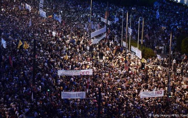 У Греції пройшов великий протест проти вимог кредиторів