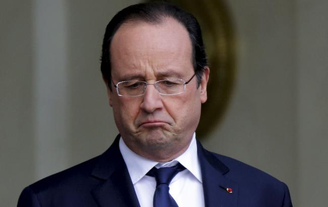 Олланд стал самым непопулярным президентом за всю историю Франции, - опрос