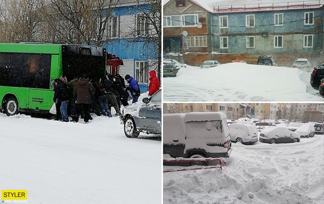 Бог карає: Росію замело травневим снігом (фото)