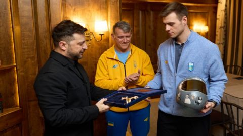 Зеленский лично встретился с Гераскевичем и вручил орден Свободы