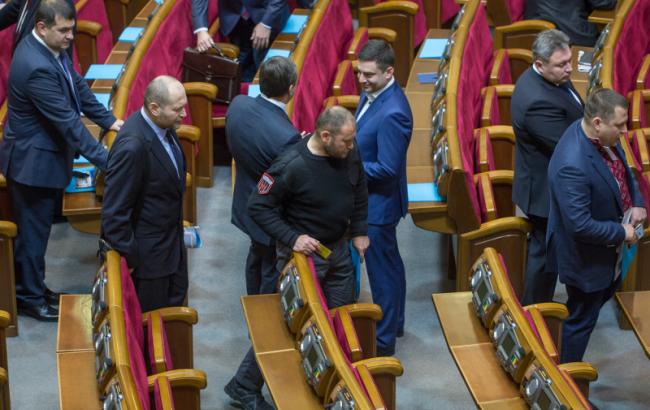 Нардепы Билецкий, Жеваго и Ярош оказались главными прогульщиками Рады