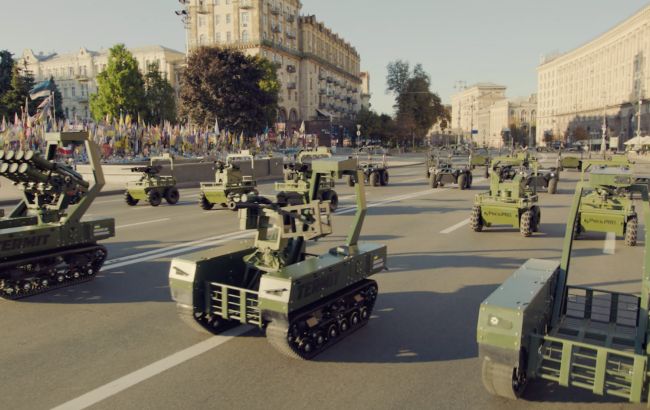 Перший парад дронів: які характеристики НРК, що проїхали Хрещатиком