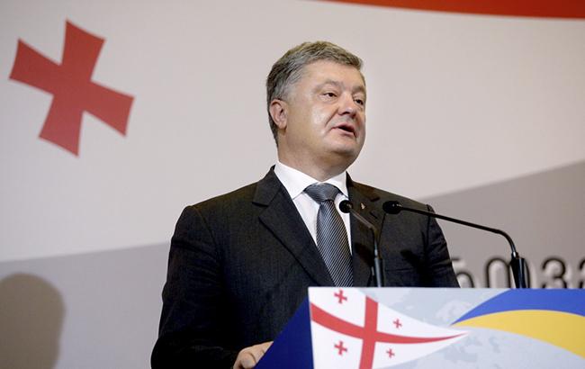 Порошенко анонсував створення морського туристичного маршруту між Грузією і Україною