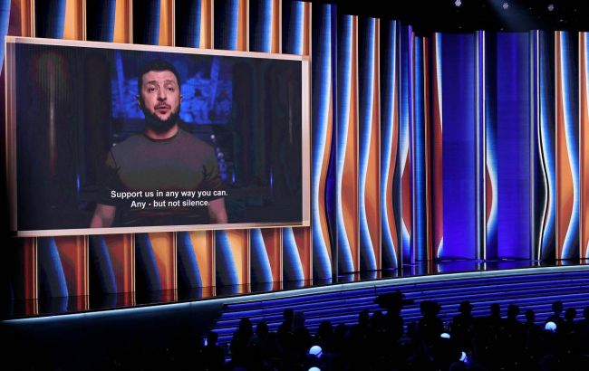 Зеленский выступил на церемонии награждения "Грэмми"