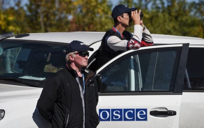 ОБСЕ заявила, что миссию в районе Коминтерново обстреляли с территории боевиков