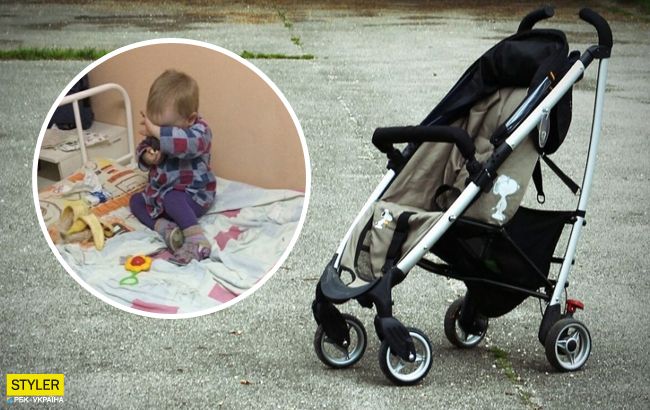 Ребенок спал в коляске на улице: под Житомиром мать избила двухлетнего сына