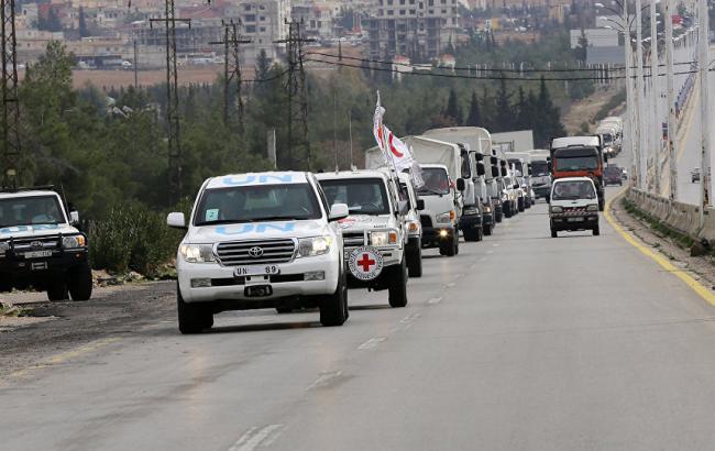 Влада Сирії схвалили гуманітарний конвой ООН