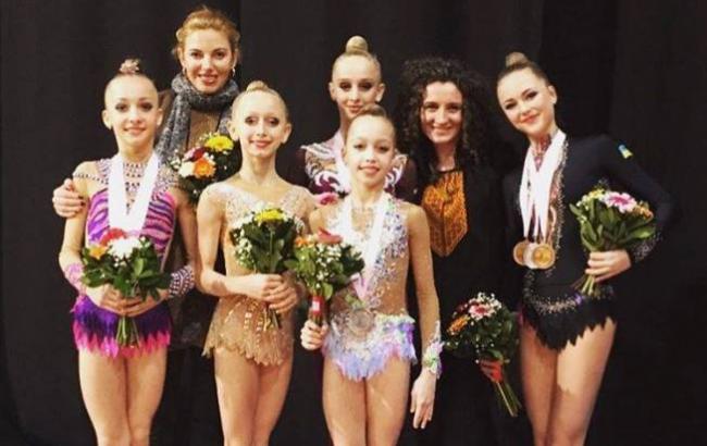 Украинские гимнастки выиграли 10 медалей на Кубке Афродиты в Греции