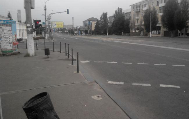 "Пять легковых авто и один автобус": украинский боец показал Луганск с высоты птичьего полета