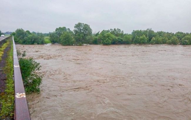 У Львівській області вийшла з берегів річка, затоплено село