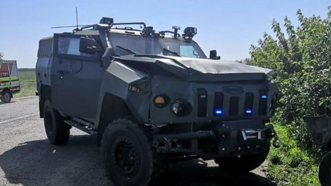 Колона військової техніки потрапила в ДТП в Харківській області