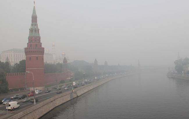 В Москве усилился запах гари