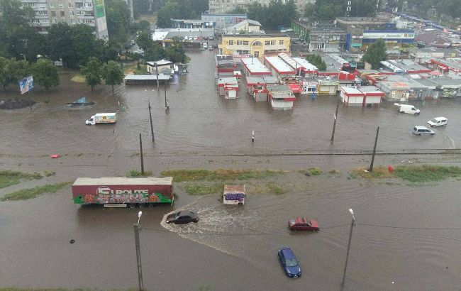 У Харкові за добу випала рекордна кількість опадів
