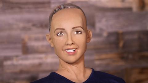 "И она начала плакать": коррупция в Украине "сломала" известного робота Софию