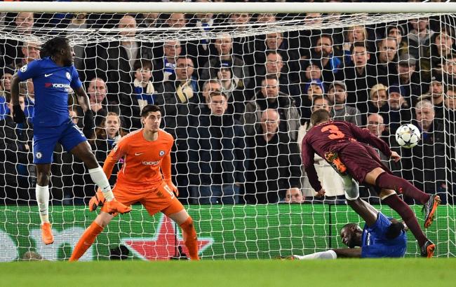 "Барселона" вырвала ничью в первом матче 1/8 финала ЛЧ против "Челси"