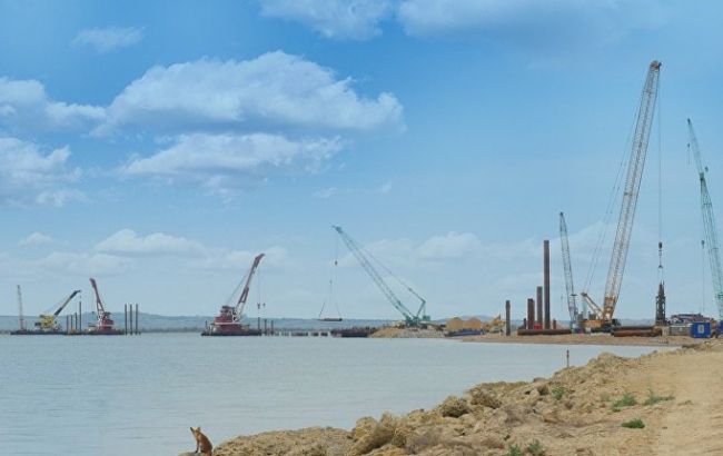 Мінтранс РФ заперечує проблеми з фінансуванням будівництва Керченського мосту