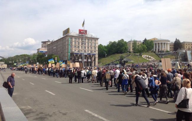 Милиция не зафиксировала нарушений на акции в Киеве в память об одесских событиях 2 мая