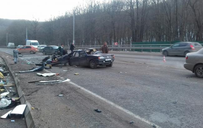У Криму в аварії постраждало 8 осіб