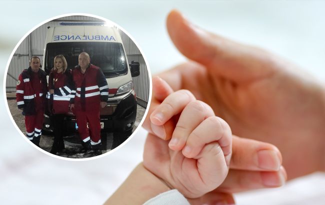 Була на вулиці та без документів: у Києві жінка в машині "швидкої" народила шосту дитину