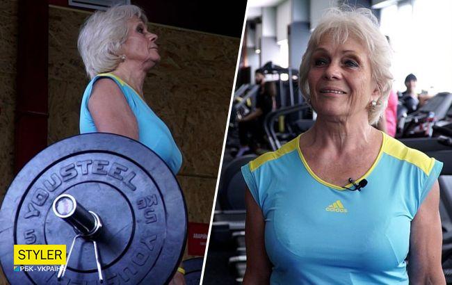 70-річна українка з Чернігова піднімає штангу вагою в 30 кг: переплюнула навіть молодих