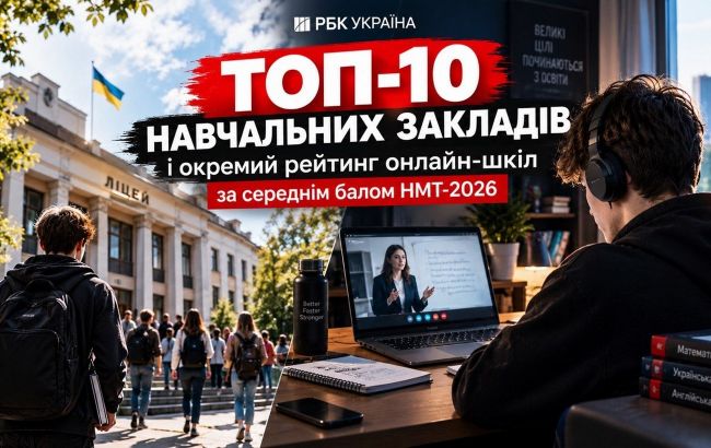 Топ-10 учебных заведений и отдельный рейтинг онлайн-школ по среднему баллу НМТ-2026