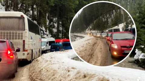 Навала туристів. На Закарпатті фіксують кілометрові затори до популярної локації