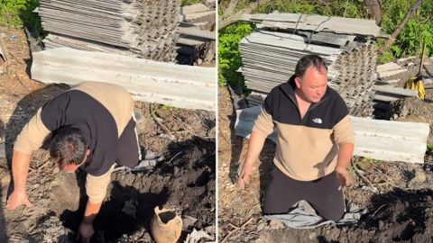 Священник з Тернополя знайшов на власному подвір'ї глечик зі скарбом XIX століття