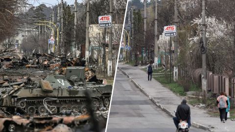 Война в Киеве и области в 7 знаковых снимках. Как эти места выглядят сейчас