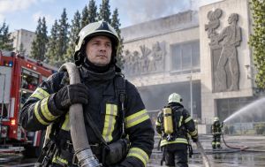 На киностудии Довженко объяснили причину пожара и показали последствия