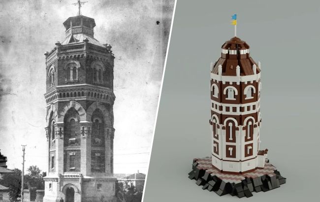 Lego может выпустить конструктор с мариупольской башней. Смотрите, как она будет выглядеть (фото)