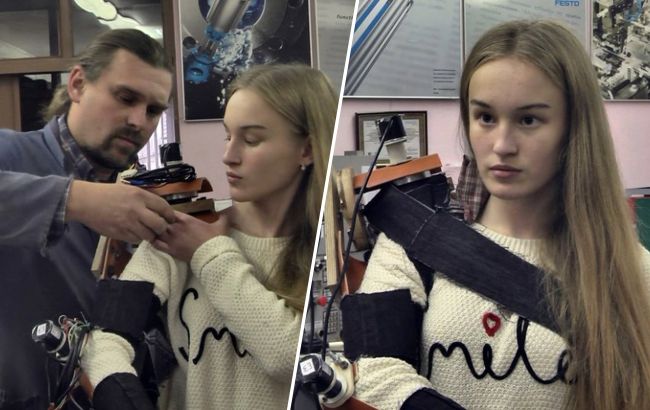 Українська школярка створила робота-аватара для саперів: як він виглядає
