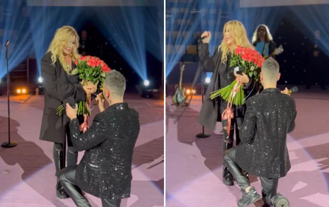 "Ти станеш моєю дружиною": Ірині Білик освідчилися прямо посеред концерту (відео)