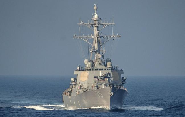 В Южной Корее военный корабль США столкнулся с рыболовным судном
