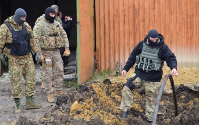 СБУ‬ ліквідувала у зоні ‪АТО‬ контрабандний нафтопровід з Росії