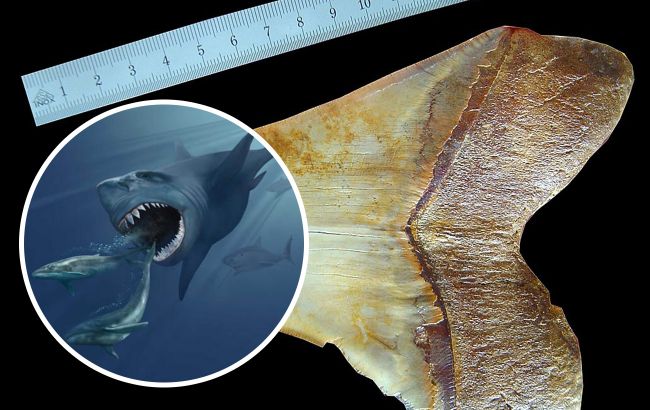 Ученые нашли зуб мегалодона, которому несколько миллионов лет