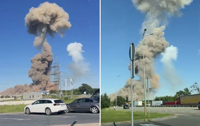 Перекрито трасу, повсюди дим, є загиблі: що відбувається на місці вибуху поблизу Житомира