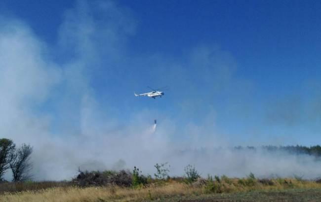 Пожар на мусорной свалке вблизи Балаклеи ликвидировали