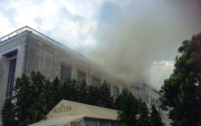 В Черкассах произошел пожар в театре