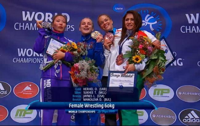 Українка Гергель завоювала "золото" чемпіонату світу з вільної боротьби