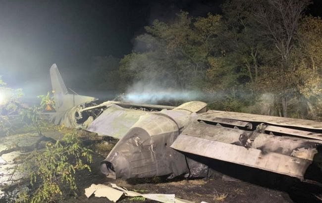 Из-за авиакатастрофы Ан-26 на дороге под Харьковом затруднено движение