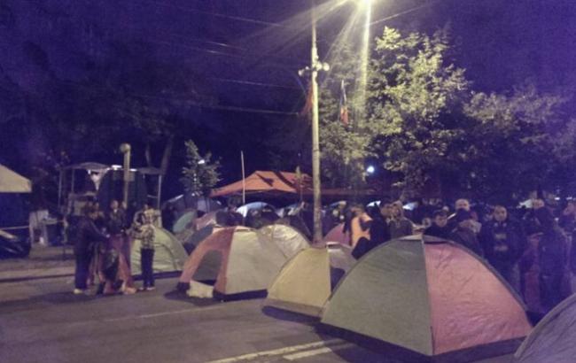 Протести в Кишиневі: демонстранти перекрили центральний проспект