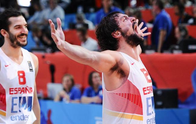 Сборная Испании становится первым финалистом Евробаскета-2015