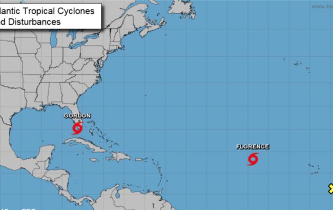 К США приближается ураган "Гордон"