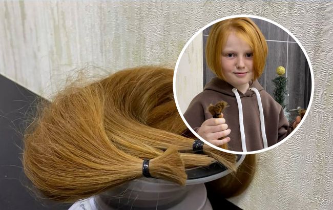 "Нове відросте": українка відрізала півметрову косу, аби купити каску для військових