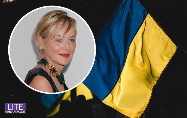 "Мир - это ответ": Шэрон Стоун трогательно поддержала Украину (видео)