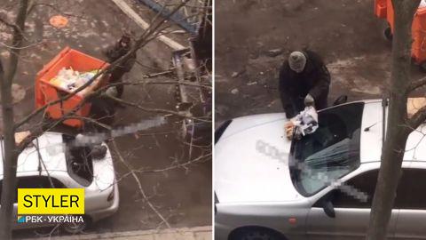 Под Днепром коммунальщики наказывают "героев парковки": оставляют "метку"