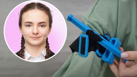 Юна українка створила кровоспинні 3D-турнікети собівартістю 100 грн і записала відеоінструкцію
